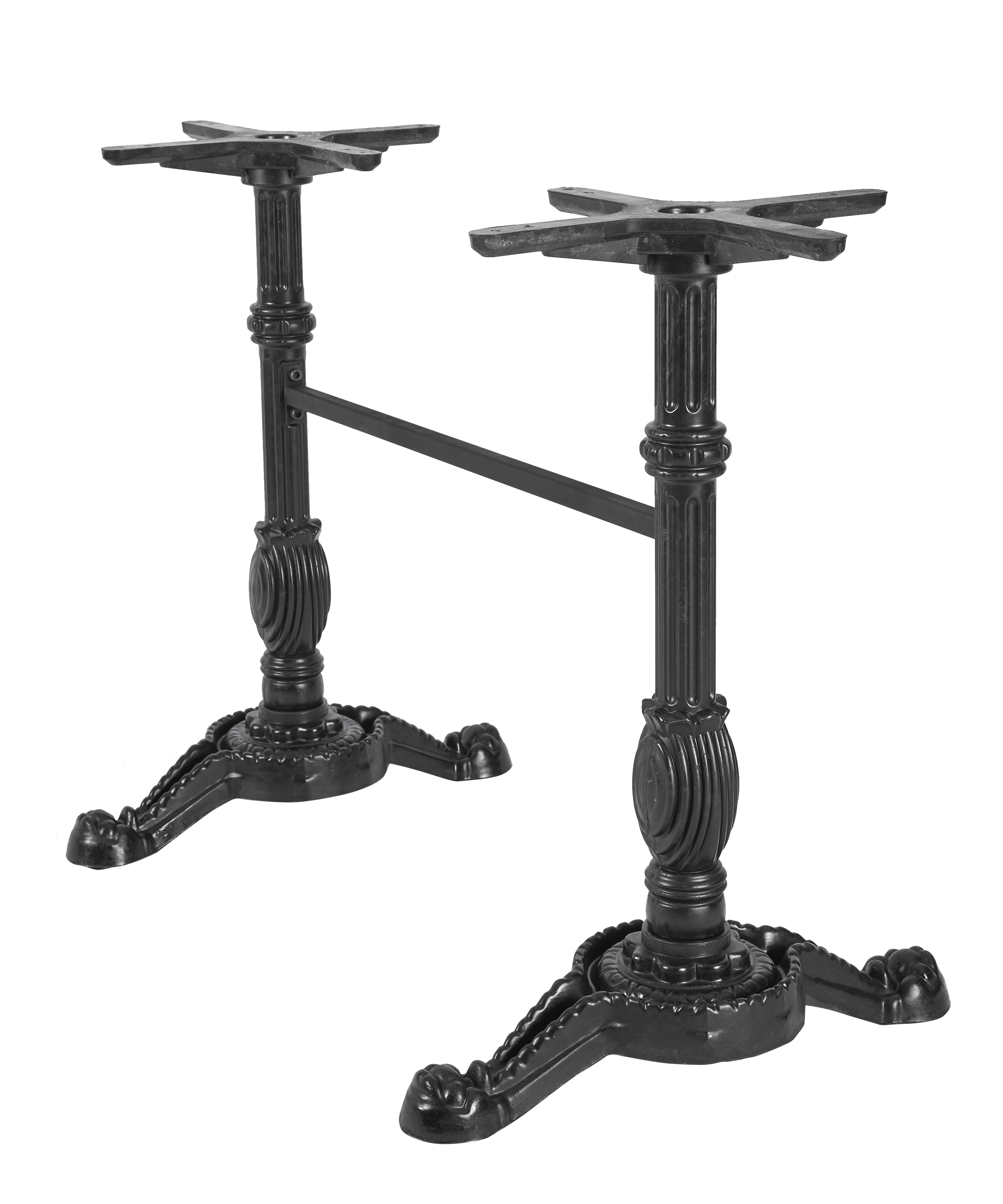 Traditional Twin Pedestal Table Base Outdoor Commercial furniture