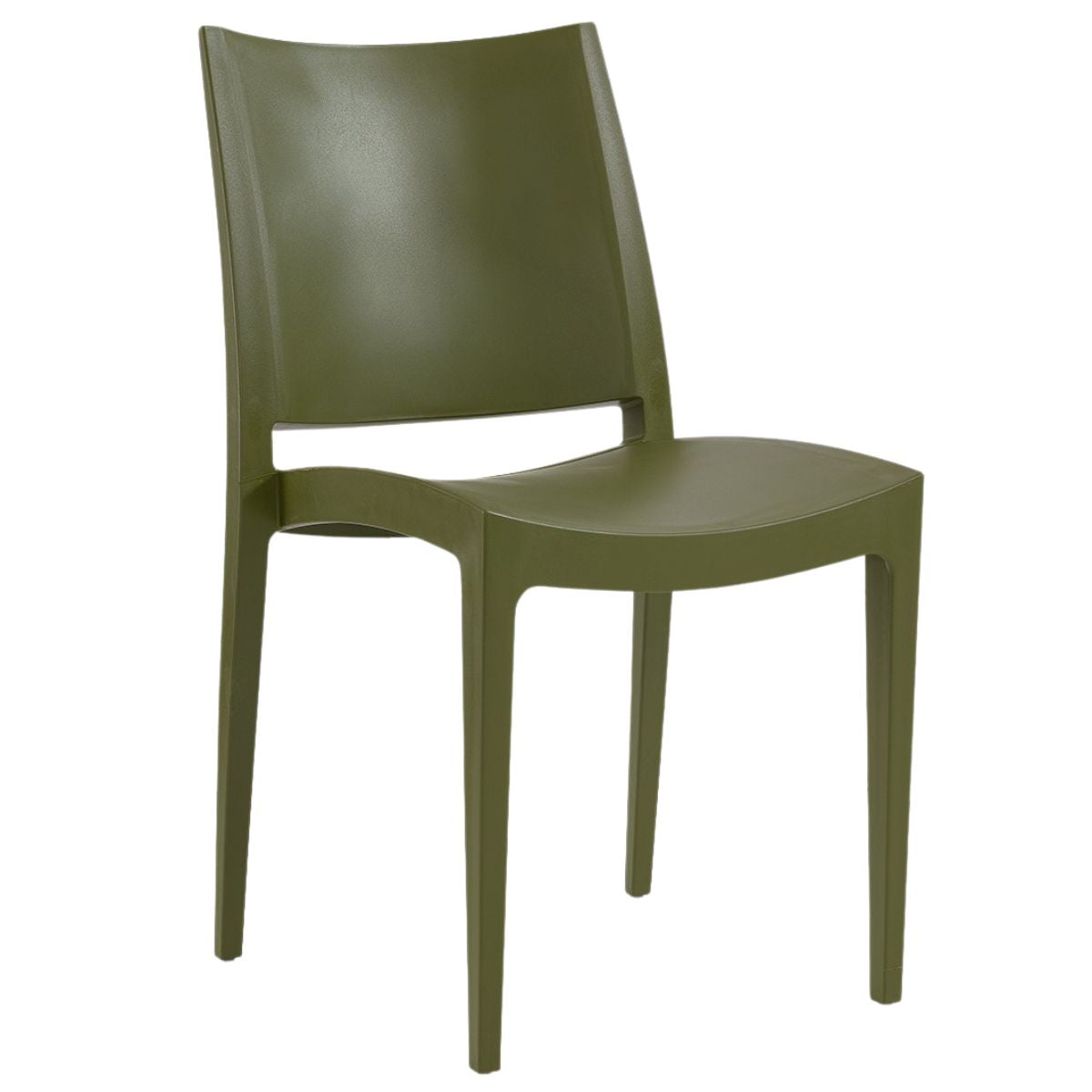 Polypropylene Outdoor Dining Chair Commercial Furniture