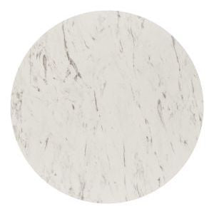 White Carrara Marble Laminate Table Top Commercial Furniture