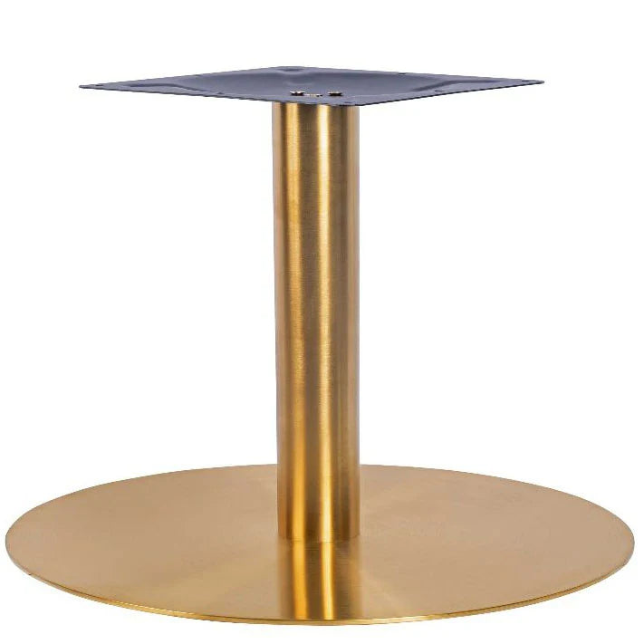 Gold Brass Round Luxury Table Bsse for Restaurants and Hotel Commercial Furniture
