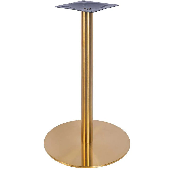 Gold Brass Round Luxury Table Bsse for Restaurants and Hotel Commercial Furniture