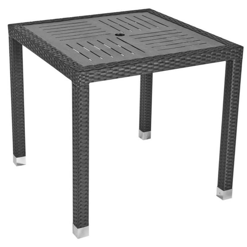 Rattan Weave Square Outdoor Table Commercial furniture