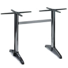 Refectory Twin Chrome Table Base for restaurants Commercial Furniture