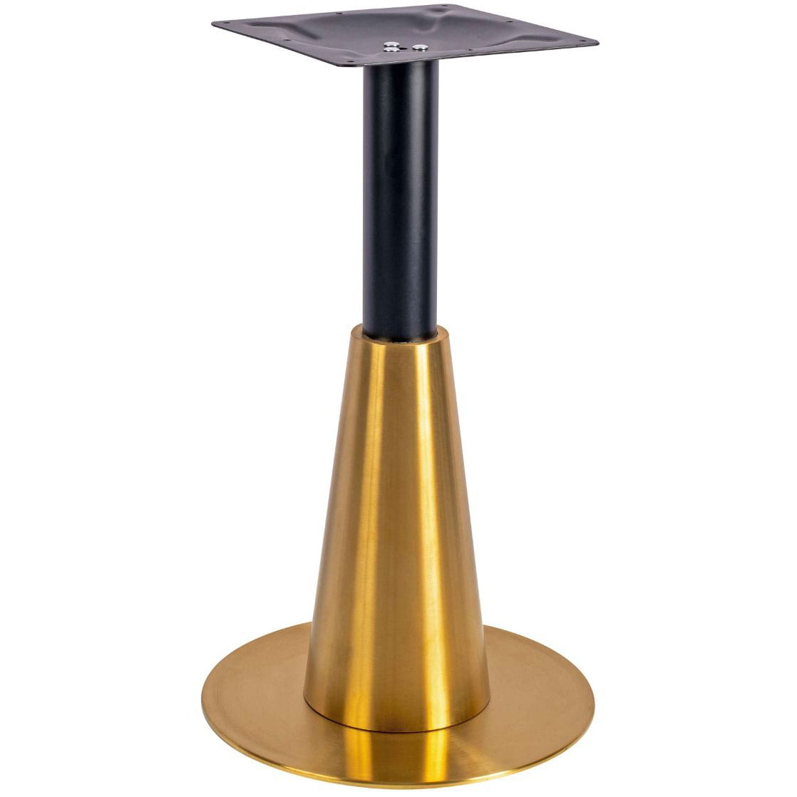 Gold Brass Luxury Table Base Round Commercial Furniture