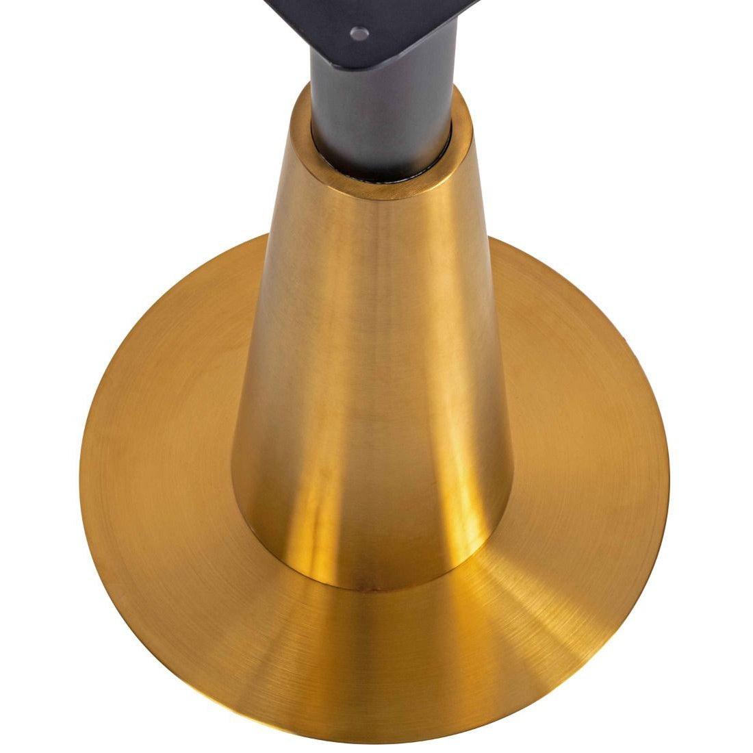 Gold Brass Luxury Table Base Round Commercial Furniture