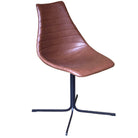Tan Leather Industrial restaurant Chair Commercial Furniture