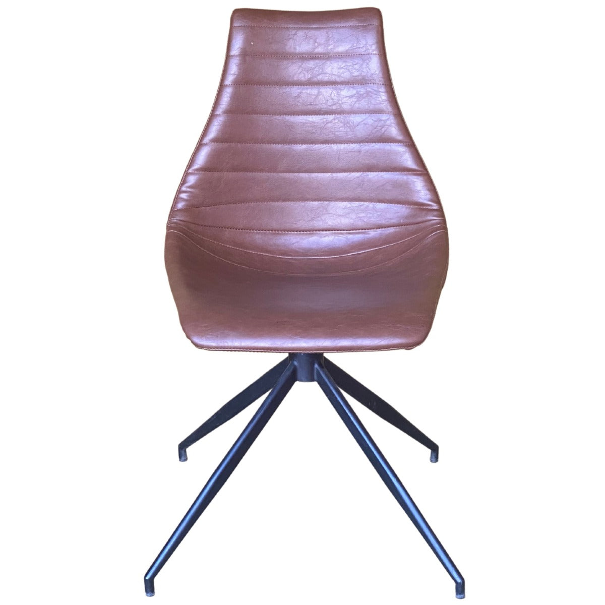 Tan Leather Industrial restaurant Chair Commercial Furniture