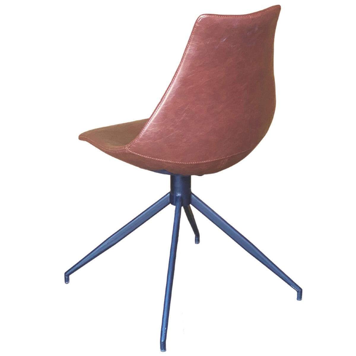 Tan Leather Industrial restaurant Chair Commercial Furniture