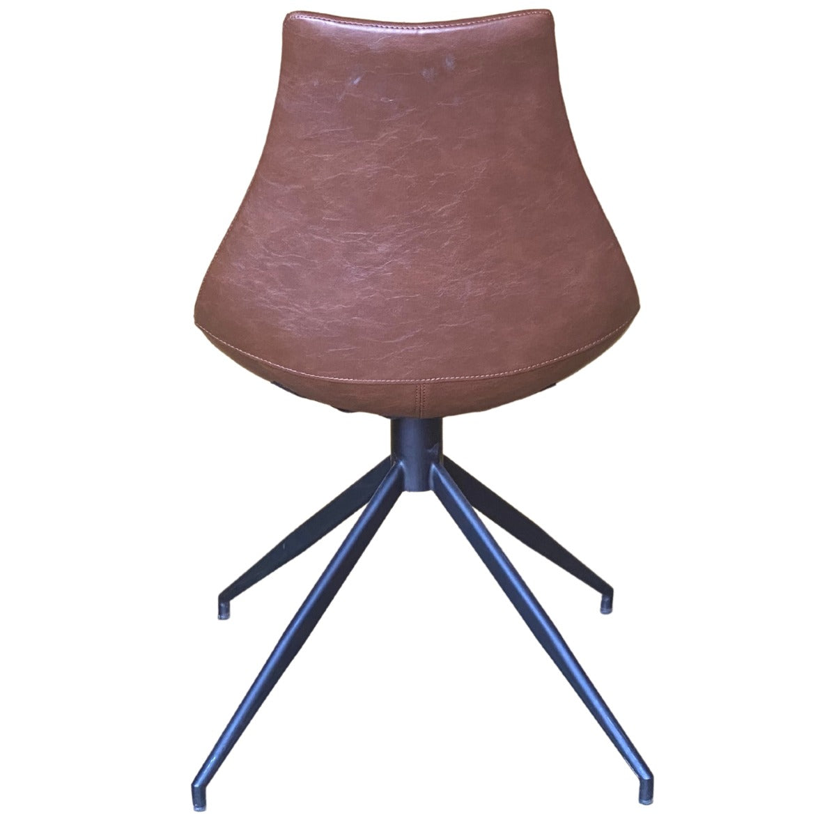 Tan Leather Industrial restaurant Chair Commercial Furniture