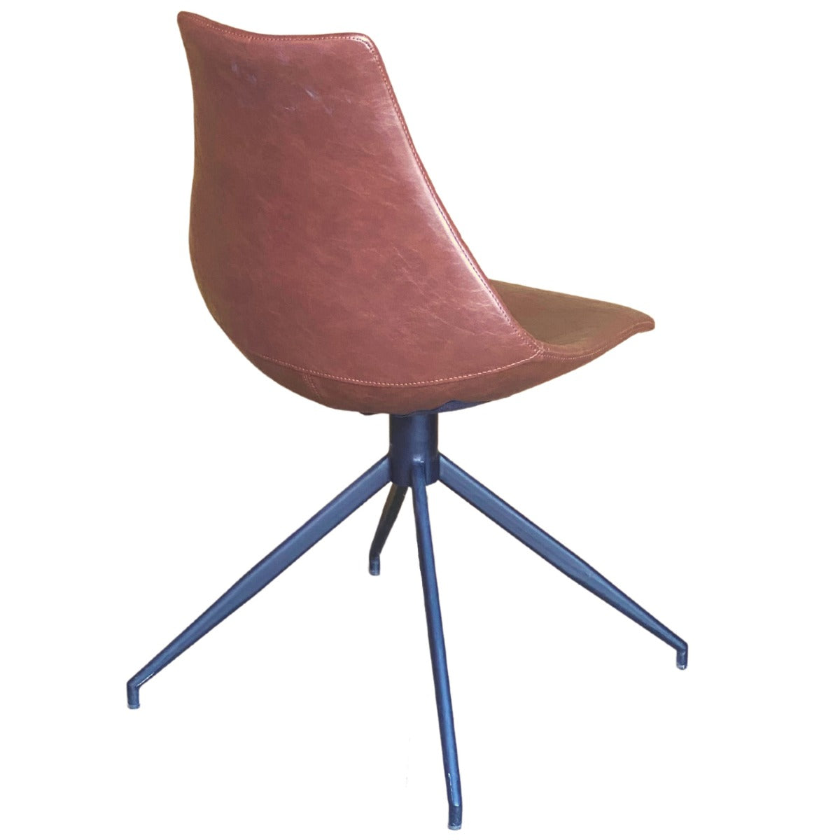 Tan Leather Industrial restaurant Chair Commercial Furniture