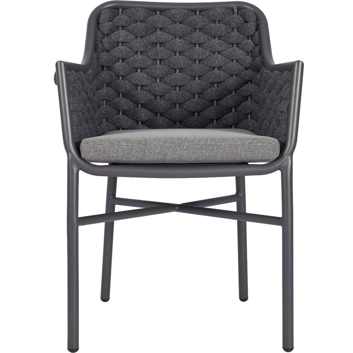 Outdoor Weave Design Arm Chair Commercial Furniture