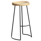 Oak Bar Stool With Metal Legs Commercial Furniture
