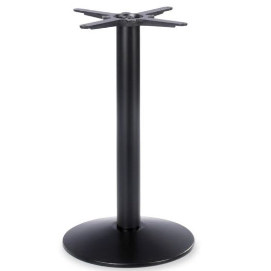 Dome Circular Black Table Base Commercial Furniture