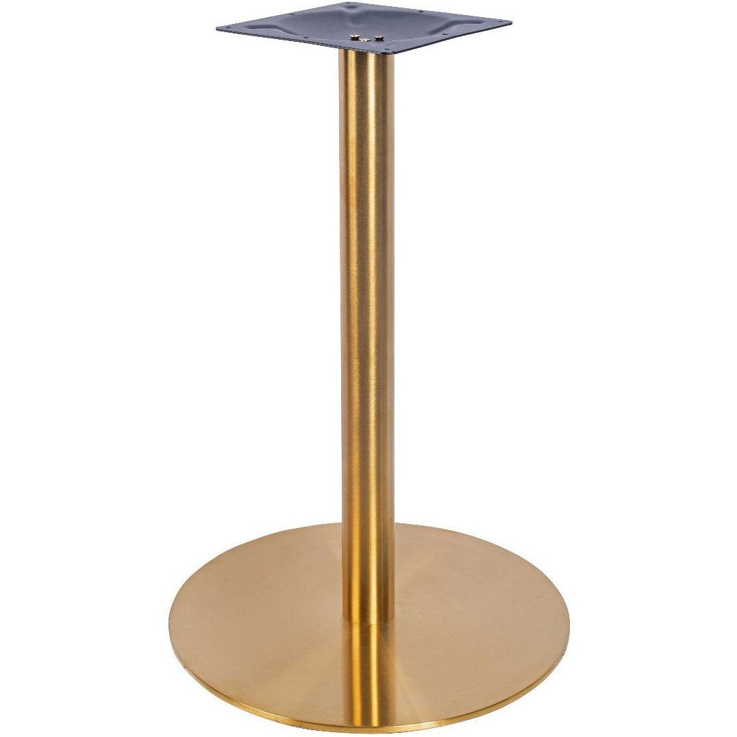 Gold Brass Round Luxury Table Bsse for Restaurants and Hotel Commercial Furniture