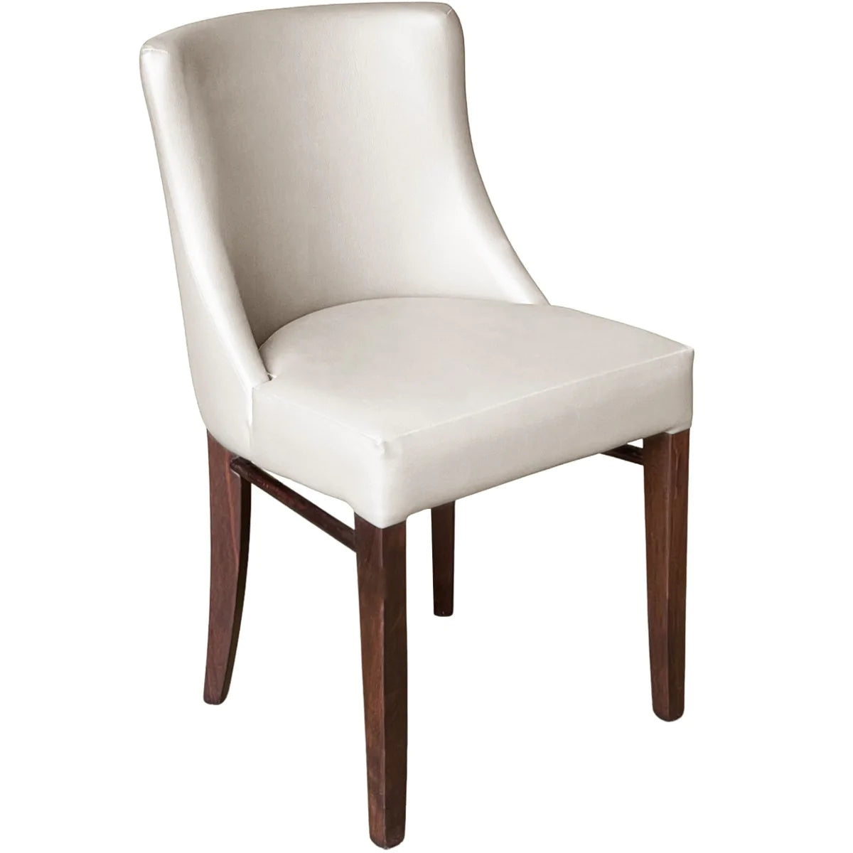 Commercial Furniture Fully Upholstered Ivory Leona Dining Chair