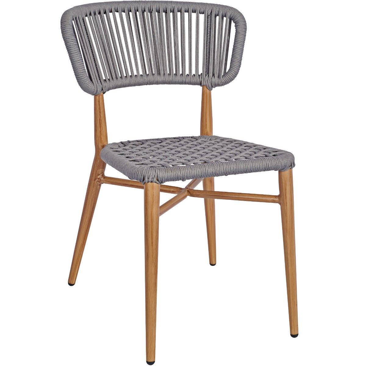 Outdoor Weave Aluminium Frame Weave Polypropylene Dining Chair