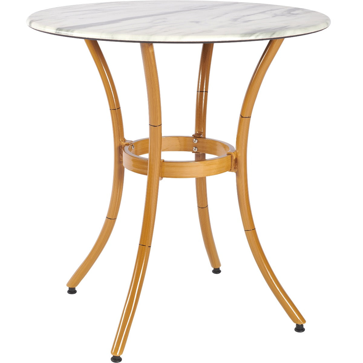 French bistro style table base wood finish Commercial Furniture