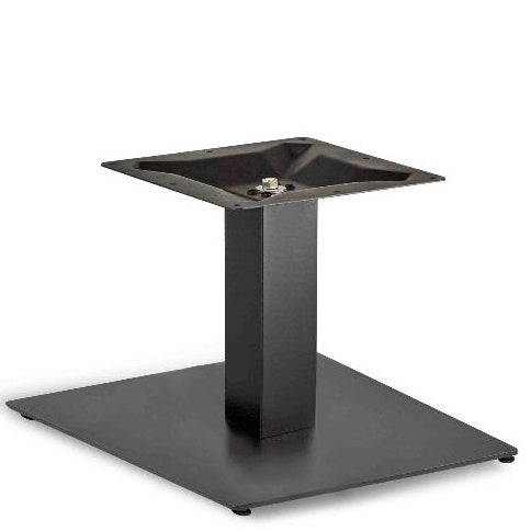 Black matte square Table Base Commercial Furniture