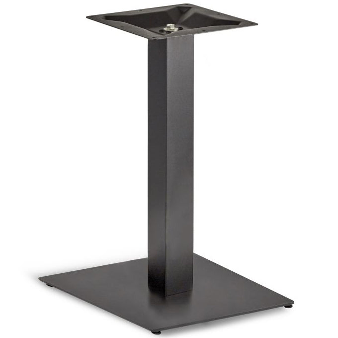 Black matte square Table Base Commercial Furniture