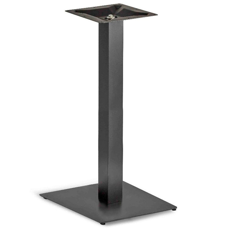Black matte square Table Base Commercial Furniture