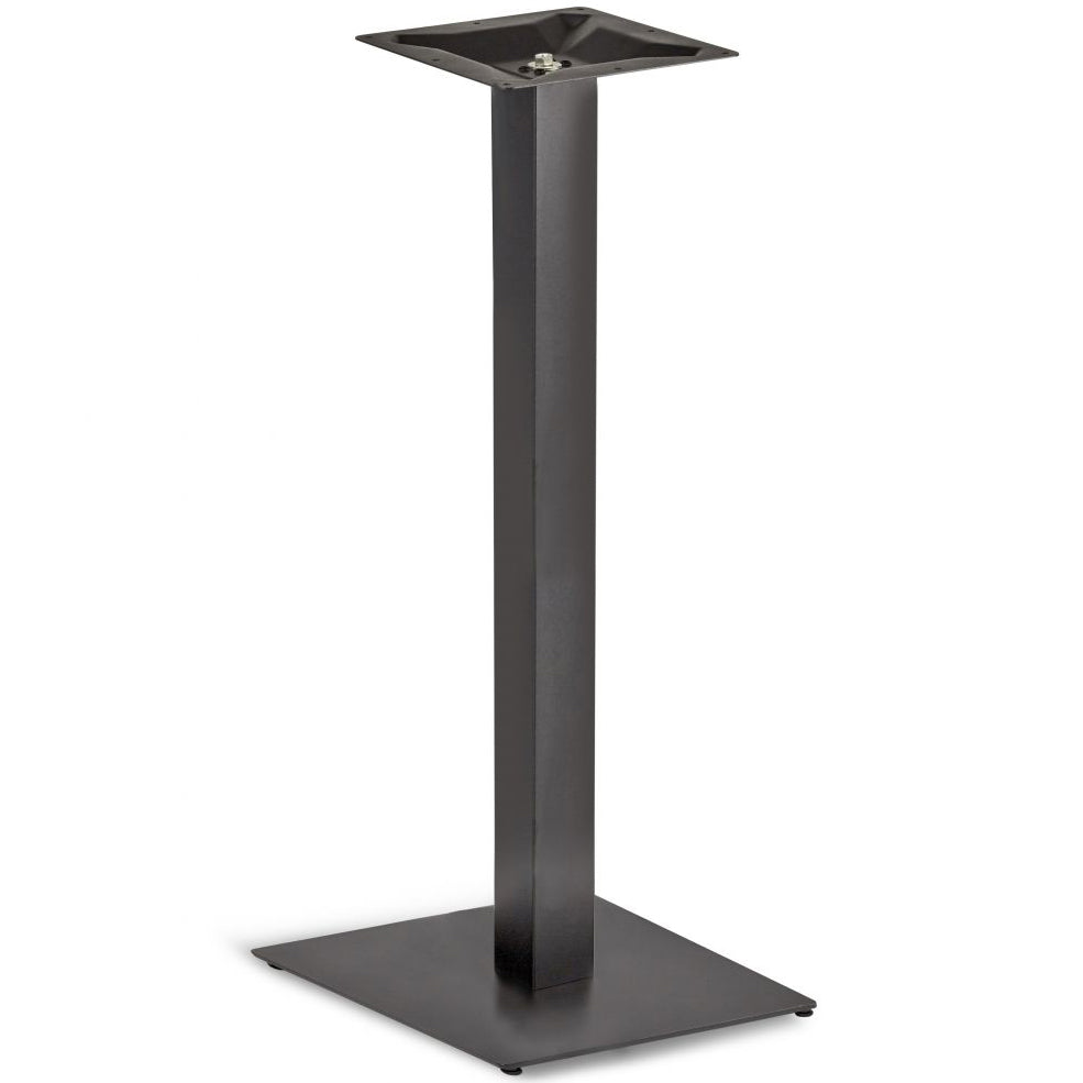 Black matte square Table Base Commercial Furniture
