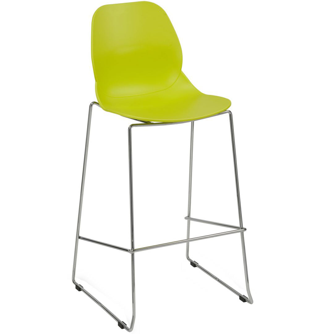 Polypropylene Bar Stool Skid Leg Commercial Furniture