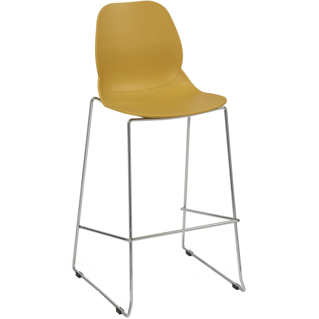 Polypropylene Bar Stool Skid Leg Commercial Furniture