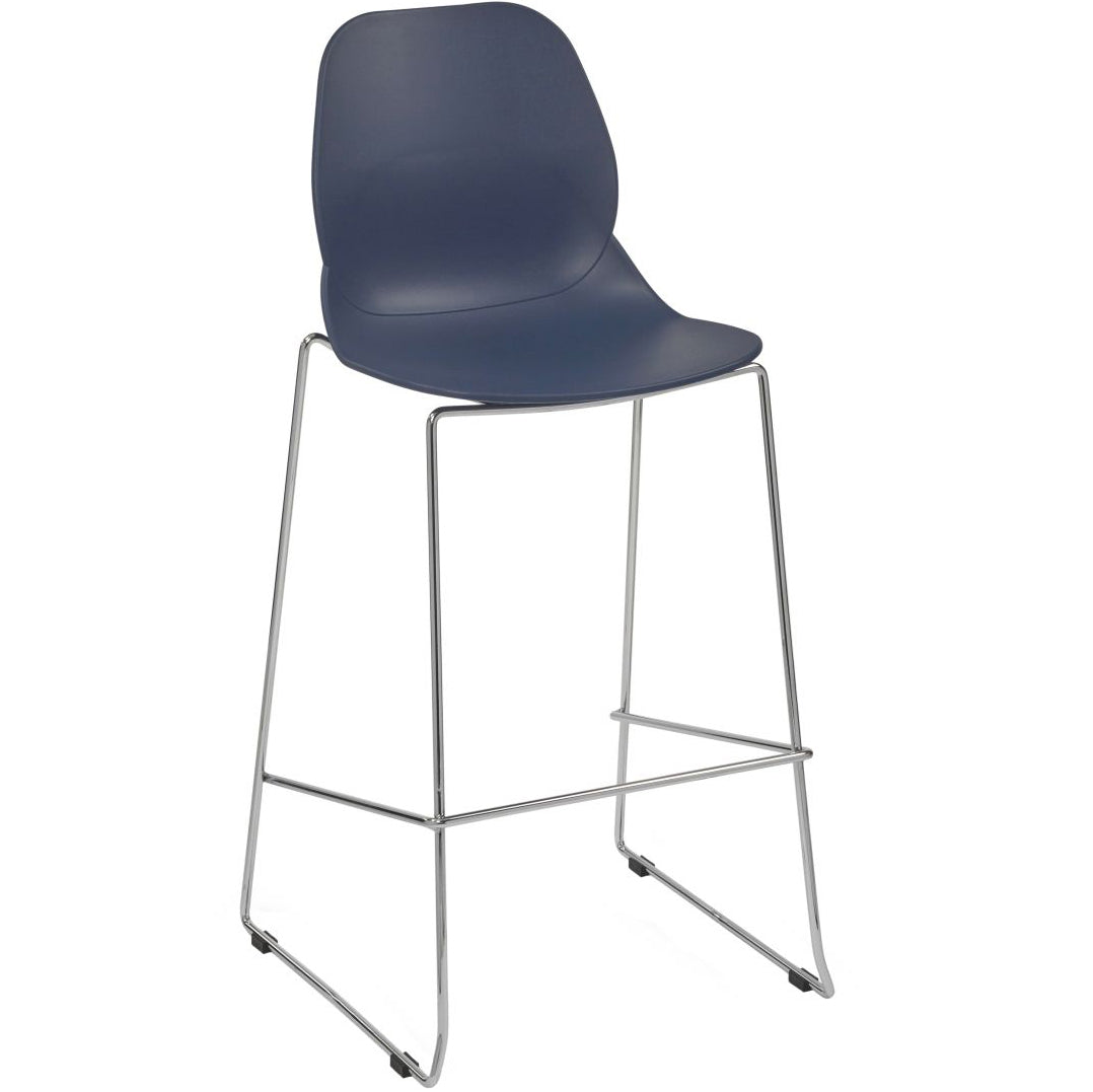Polypropylene Bar Stool Skid Leg Commercial Furniture