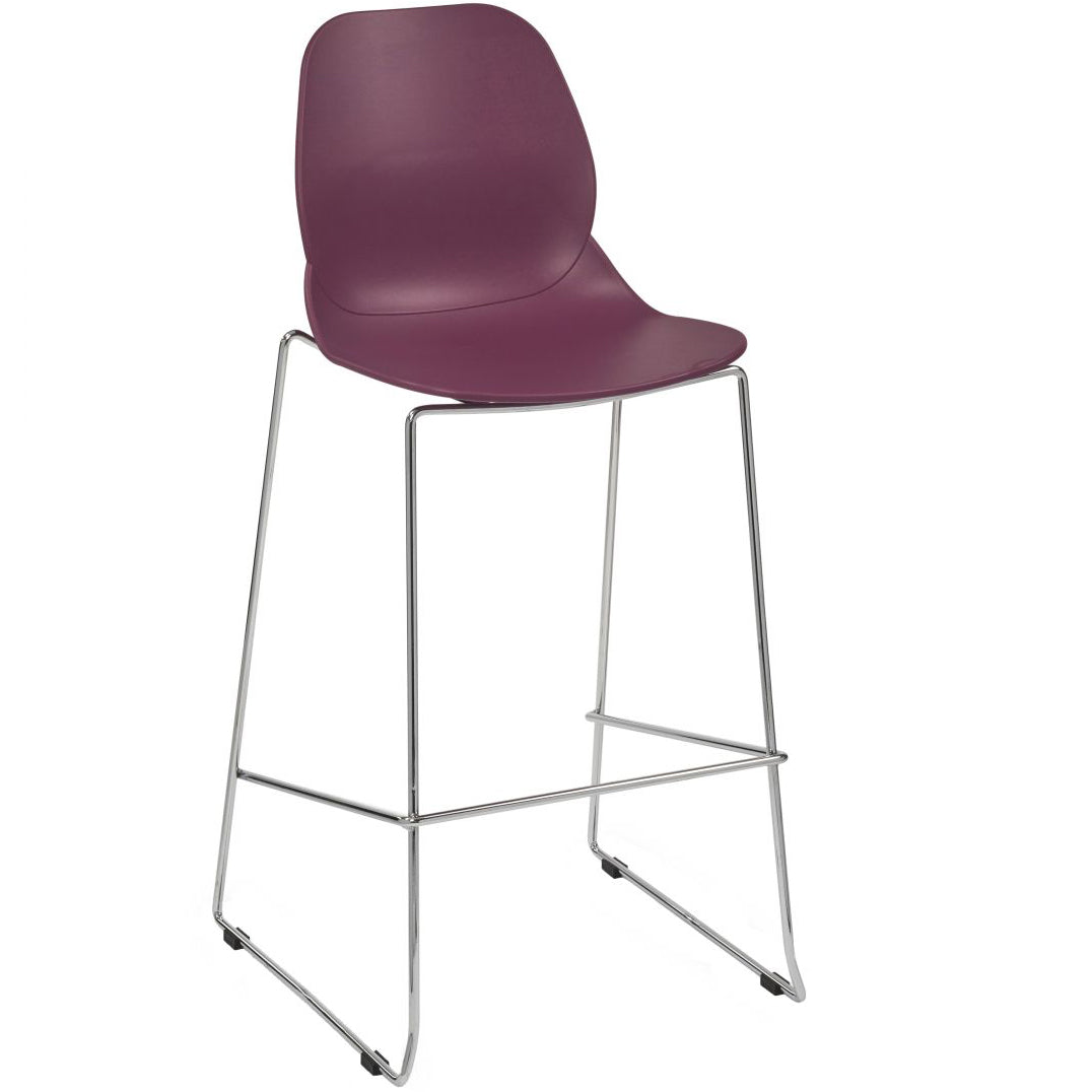 Polypropylene Bar Stool Skid Leg Commercial Furniture
