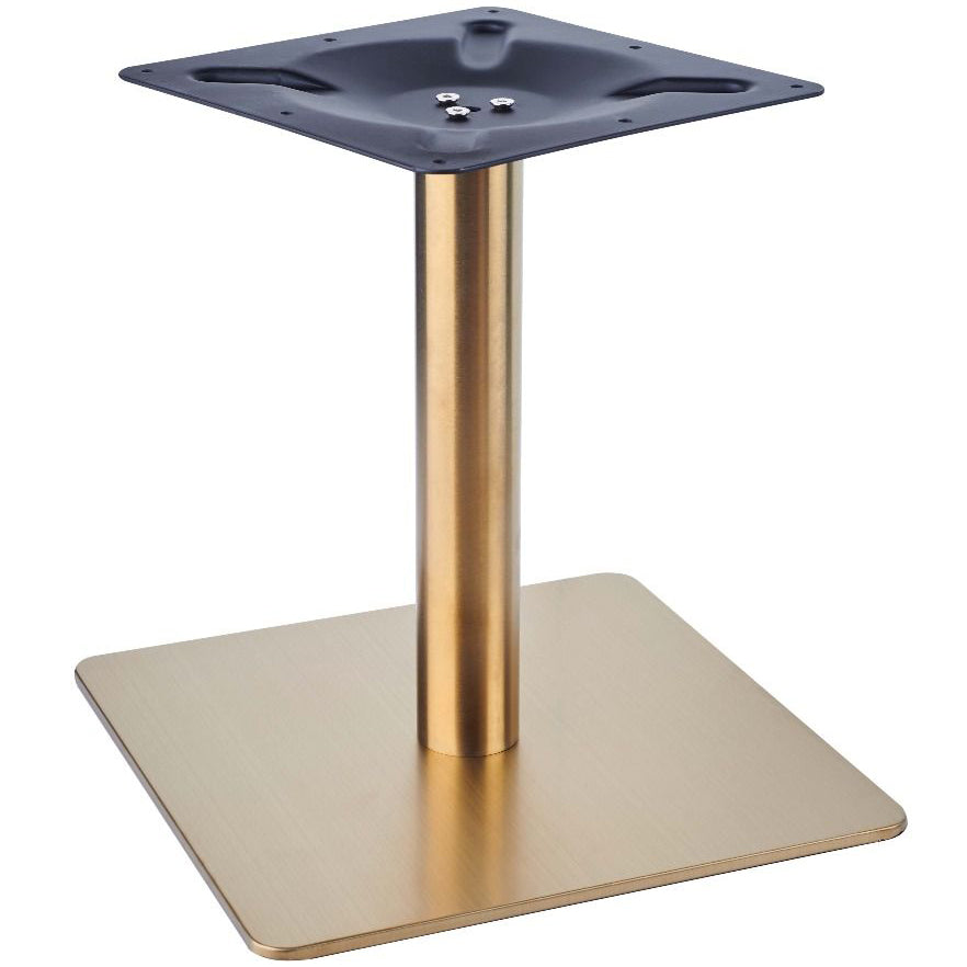 Gold Brass Round Luxury Table Bsse for Restaurants and Hotel Commercial Furniture