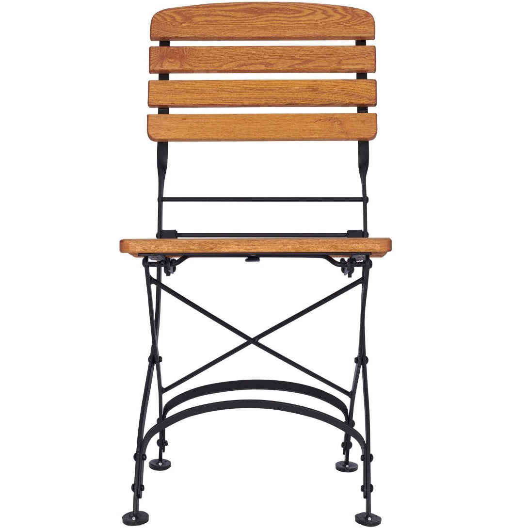 Foldable Wooden Bistro Style Dining Chair Commercial Furniture