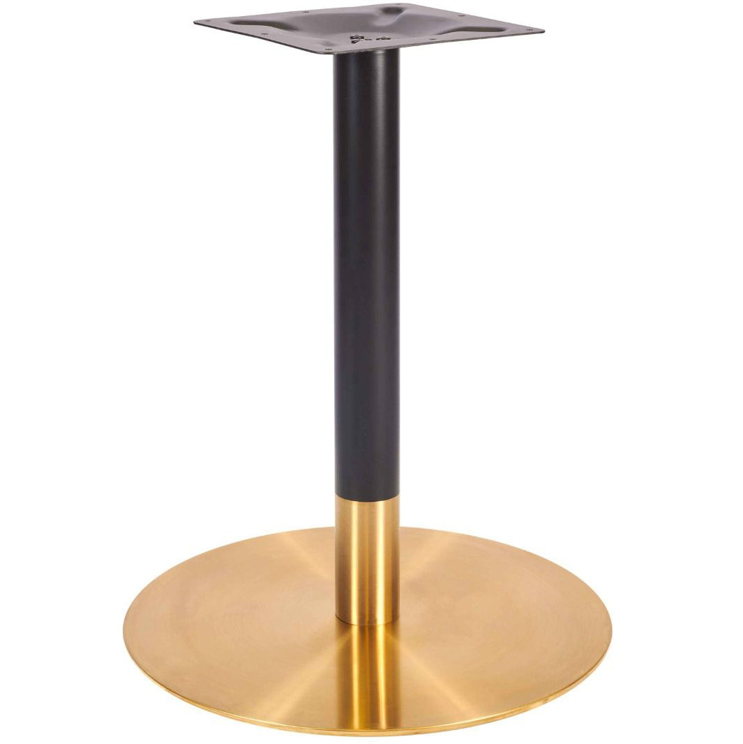 Gold Brass Round Luxury Table Bsse for Restaurants and Hotel Commercial Furniture