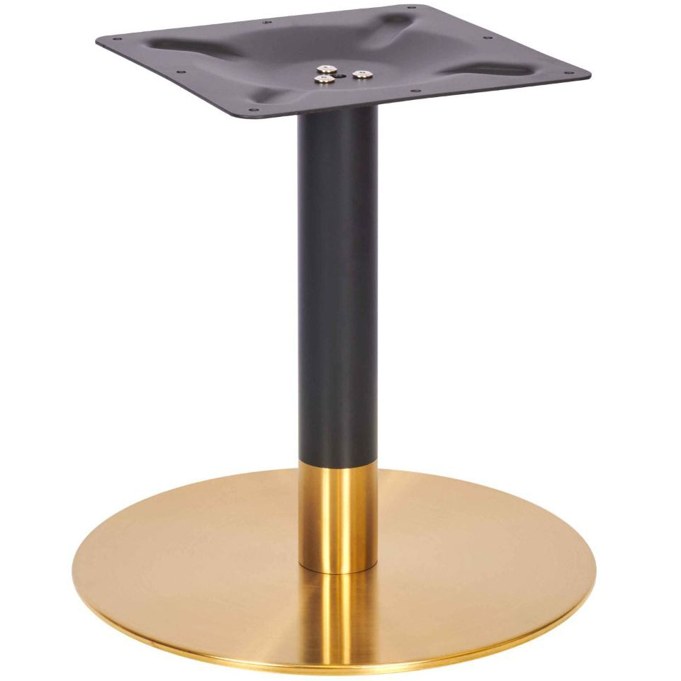 Gold Brass Round Luxury Table Bsse for Restaurants and Hotel Commercial Furniture