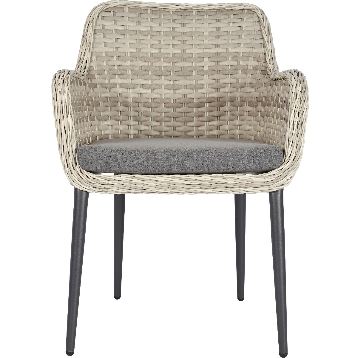 Outdoor Weave Armchair with seat cushion Commercial Furniture