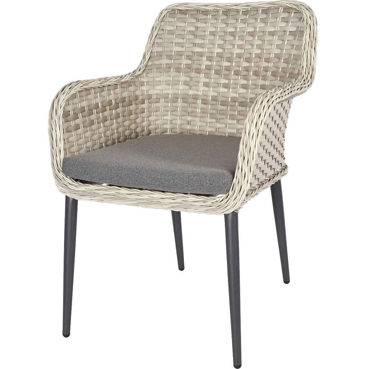 Outdoor Weave Armchair with seat cushion Commercial Furniture