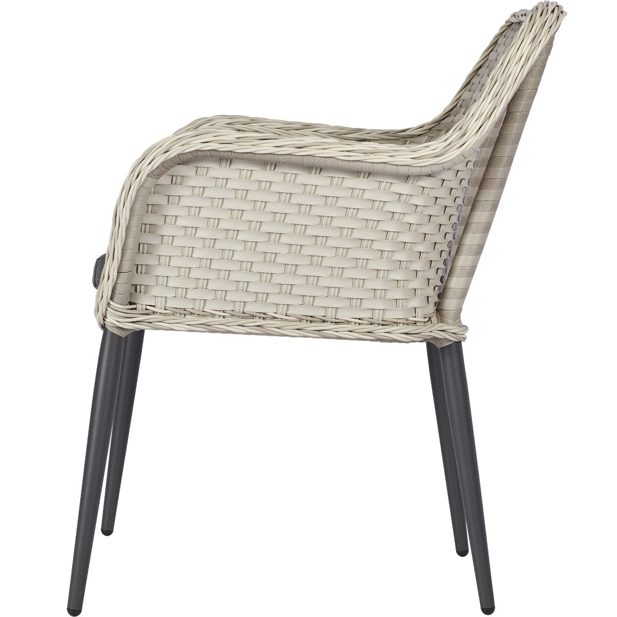 Outdoor Weave Armchair with seat cushion Commercial Furniture