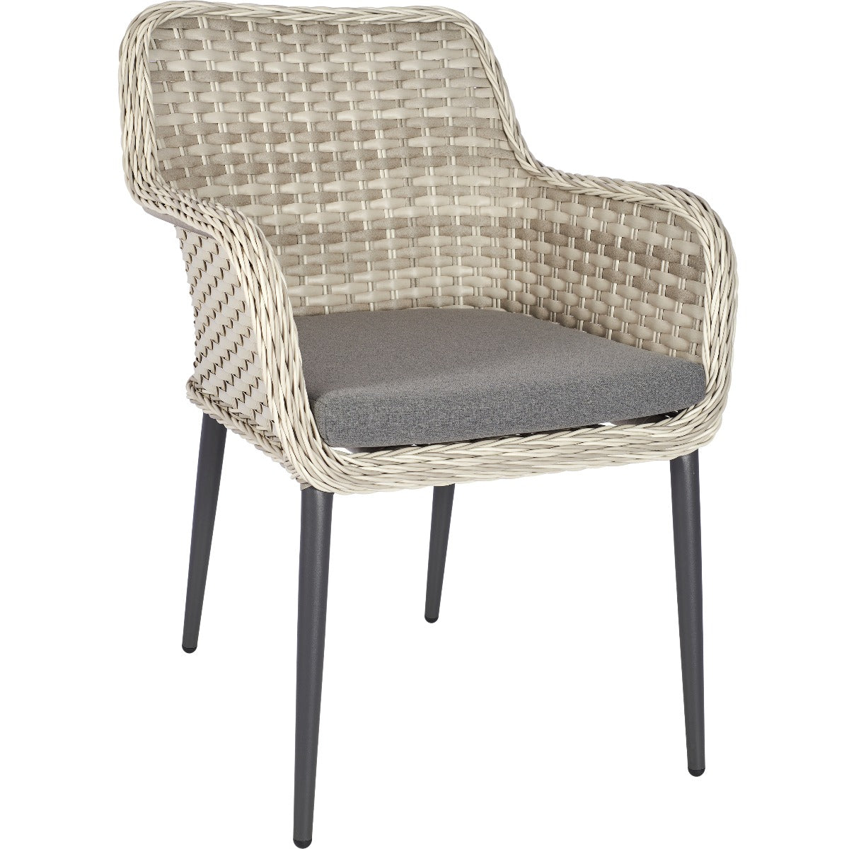 Outdoor Weave Armchair with seat cushion Commercial Furniture