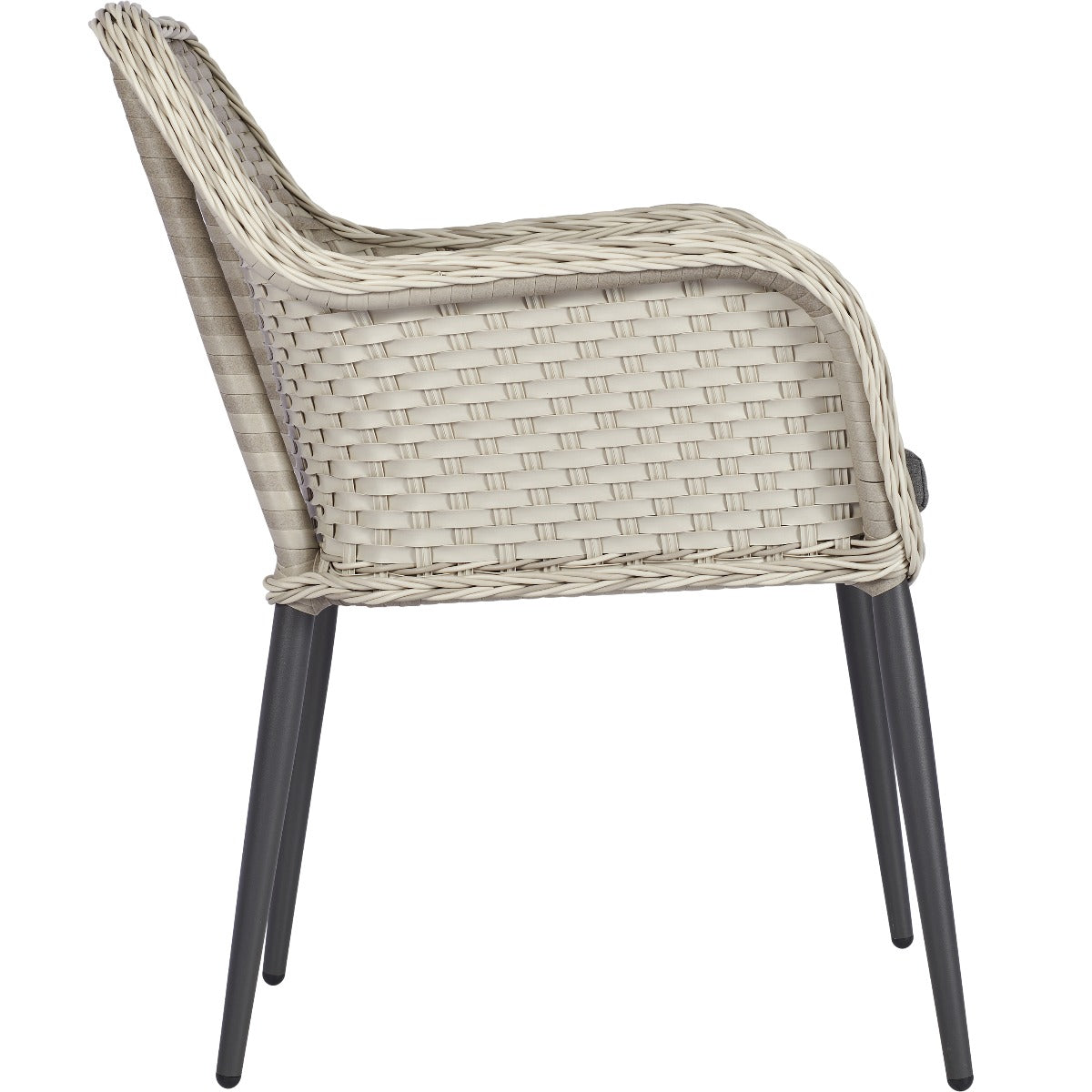 Outdoor Weave Armchair with seat cushion Commercial Furniture