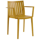 Polypropylene Arm Chair Outdoor Commercial Furniture