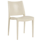 Polypropylene Outdoor Dining Chair Commercial Furniture