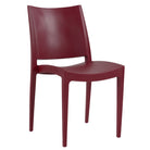 Polypropylene Outdoor Dining Chair Commercial Furniture