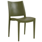 Polypropylene Outdoor Dining Chair Commercial Furniture