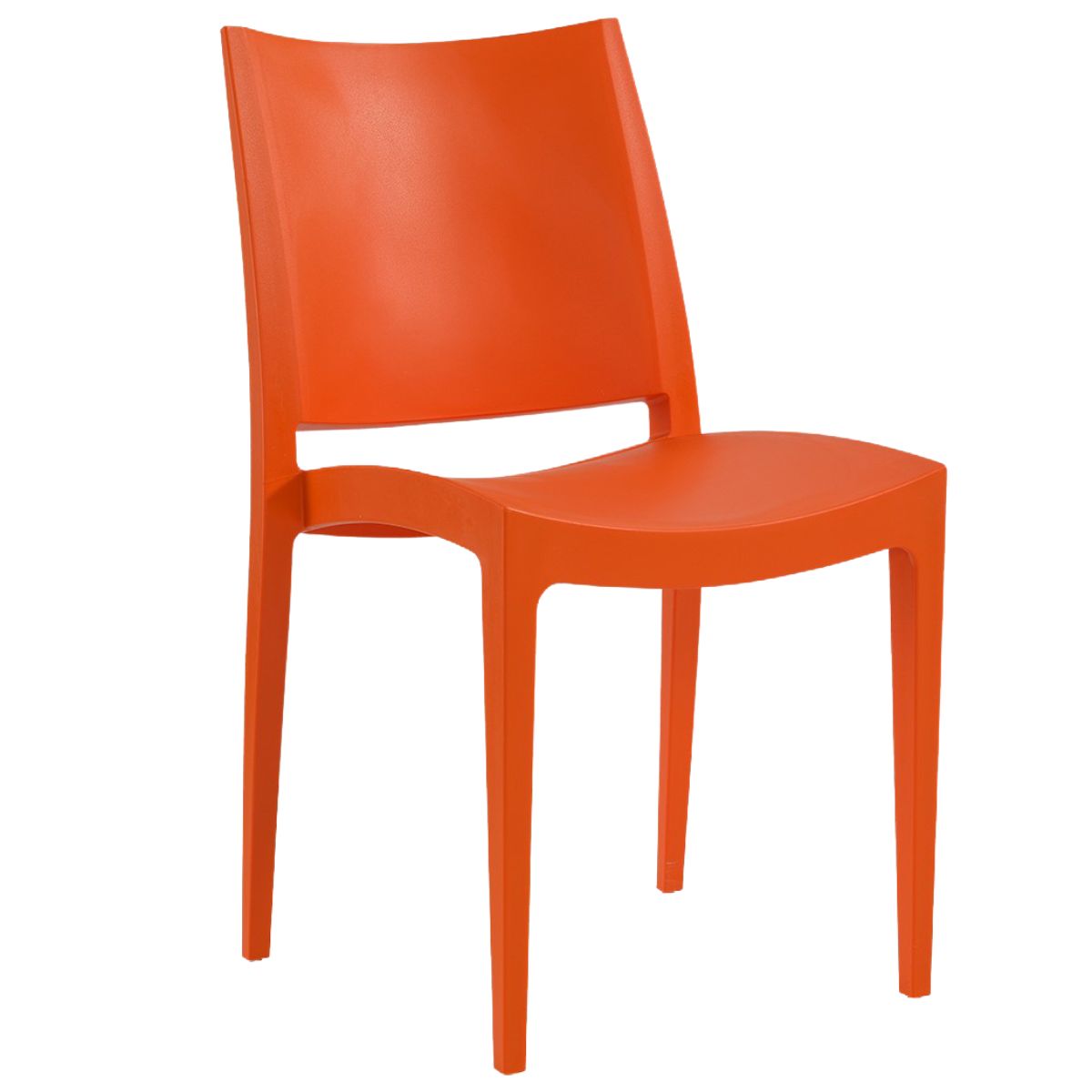 Polypropylene Outdoor Dining Chair Commercial Furniture