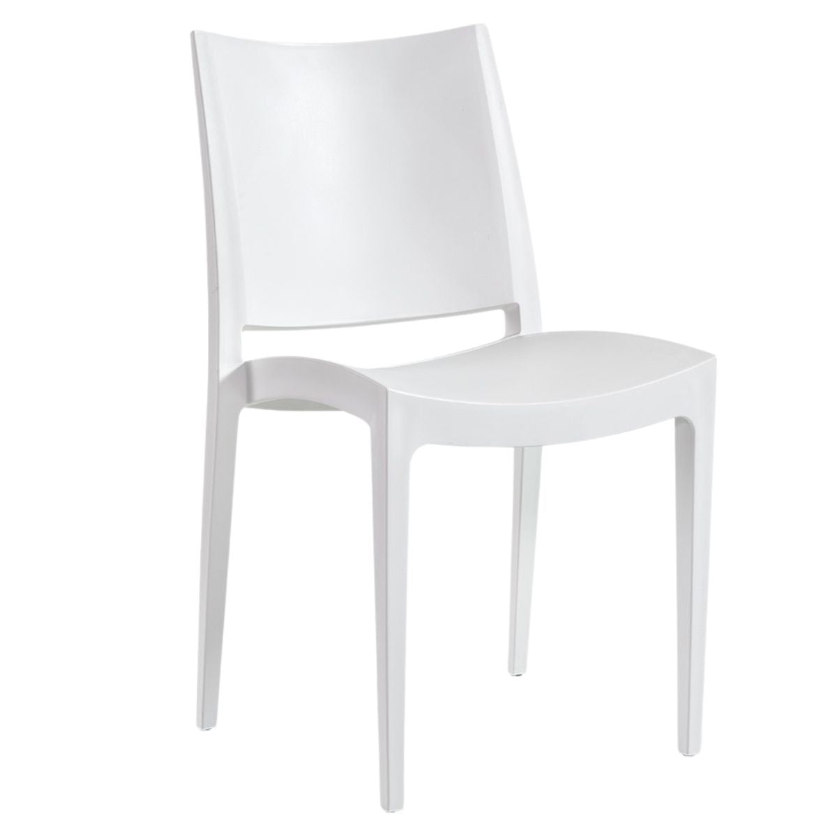 Polypropylene Outdoor Dining Chair Commercial Furniture