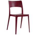 Outdoor Polypropylene Dining Chair Commercial Furniture