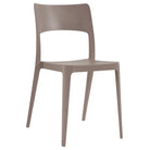 Outdoor Polypropylene Dining Chair Commercial Furniture