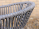 Outdoor Weave Polypropylene Arm Chair Commercial Furniture