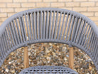 Outdoor Weave Polypropylene Arm Chair Commercial Furniture