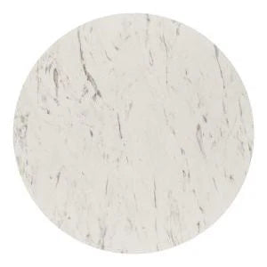 White Carrara Marble Laminate Table Top Commercial Furniture 