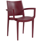 Polypropylene Arm Chair Coloured Outdoor Commercial Furniture